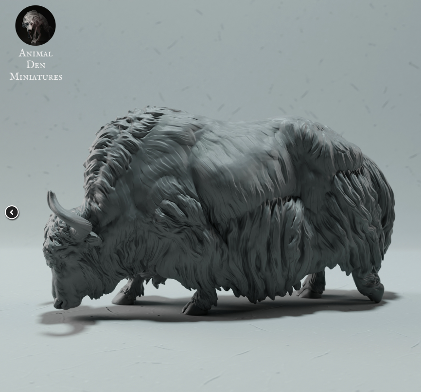 Yak sauvage de l'Himalaya de Animal den miniatures