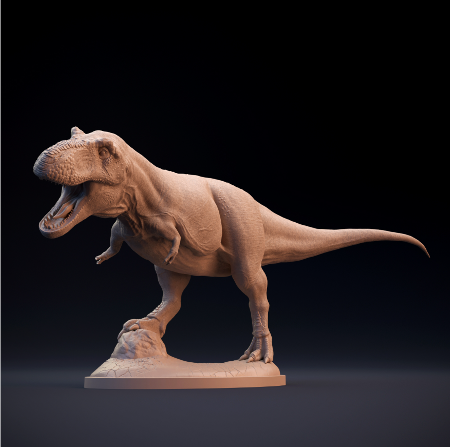 Tyrannosaurus Rex de Dion et Chien
