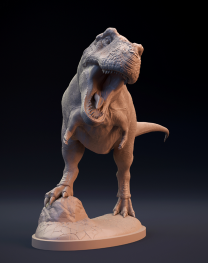 Tyrannosaurus Rex de Dion et Chien