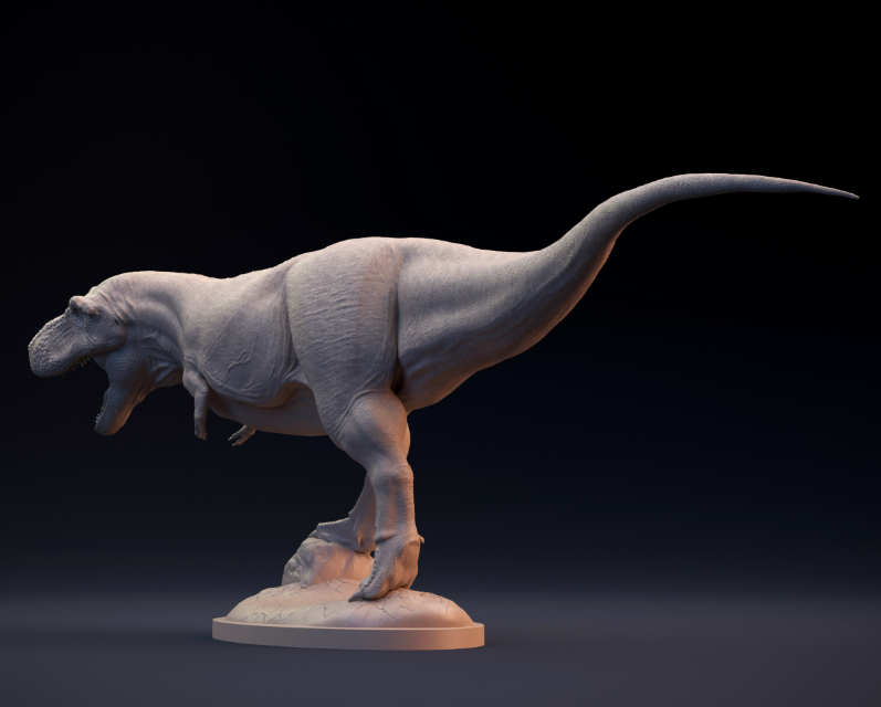 Tyrannosaurus Rex de Dion et Chien