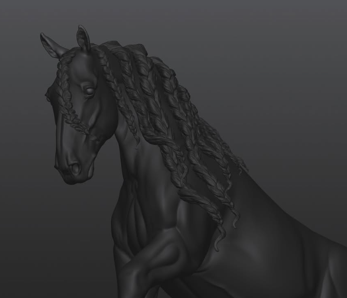 Draft Horse Hengst "Mortimar" von Mirek_Art / Exklusiv nur bei uns erhältlich