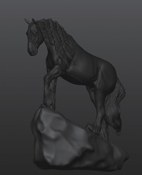 Draft Horse Hengst "Mortimar" von Mirek_Art / Exklusiv nur bei uns erhältlich