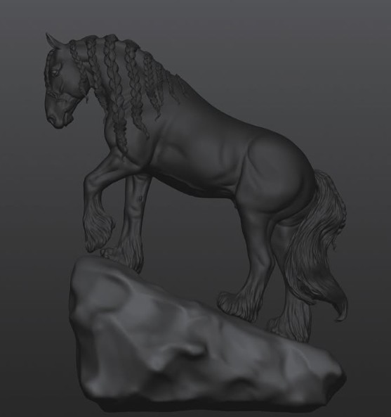 Draft Horse Hengst "Mortimar" von Mirek_Art / Exklusiv nur bei uns erhältlich