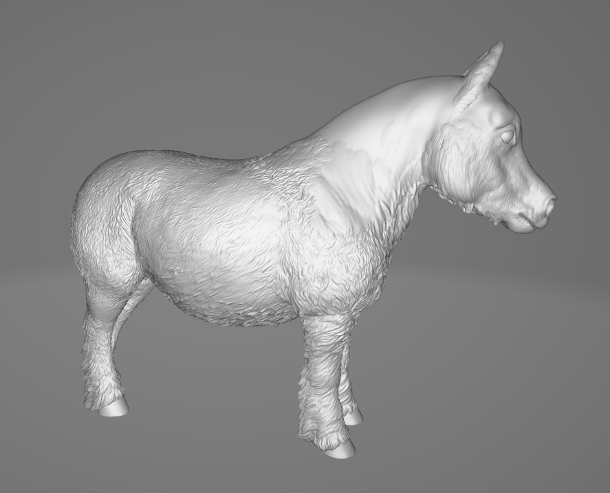 Poney Shetland Merry / Corps brut pour la coiffure par Bexbee Studios