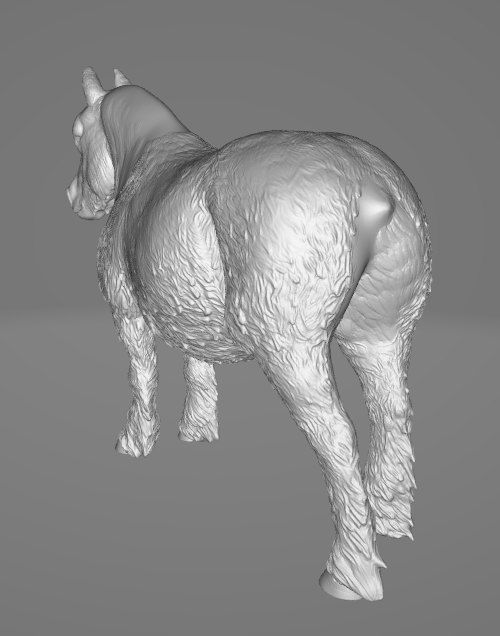 Poney Shetland Merry / Corps brut pour la coiffure par Bexbee Studios