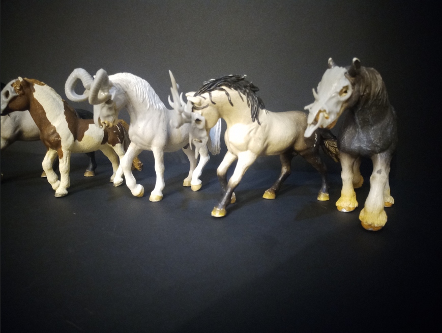 Masques de crâne pour chevaux miniatures / Disponibles exclusivement chez nous