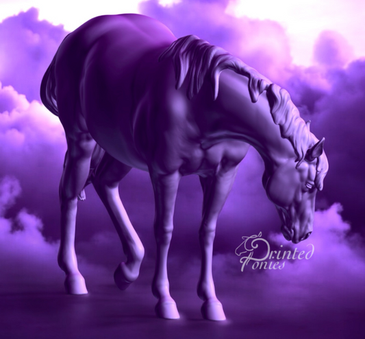 Jument gestante « Dia » par PrintedPonies