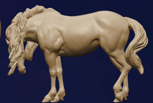 Jument gestante « Dia » par PrintedPonies