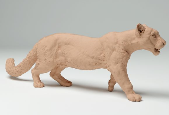 Léopard d'Animal Den Miniatures en impression 3D
