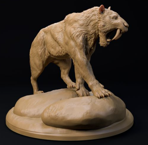 Säbelzahntiger von Dino and Dog als 3D Druck