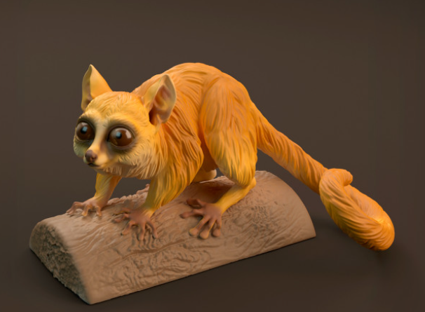 Lémurien souris d'Animal den miniatures