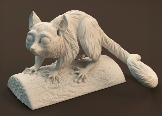 Lémurien souris d'Animal den miniatures