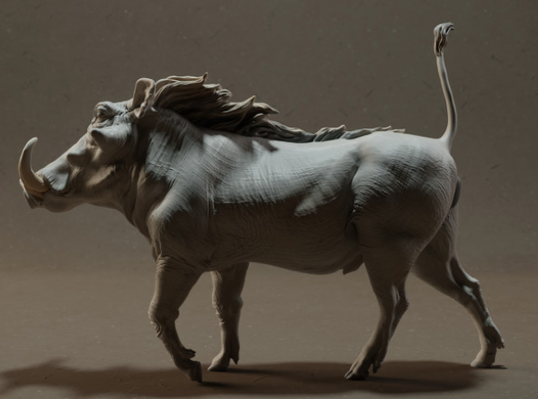 Warzenschwein von Animal den miniatures