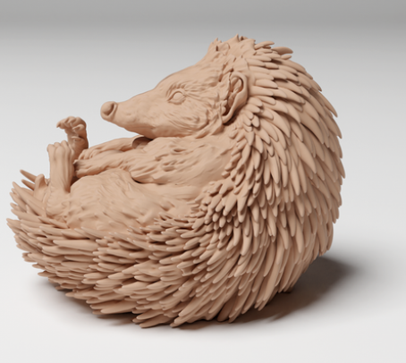 Hérisson européen d'Animal den miniatures