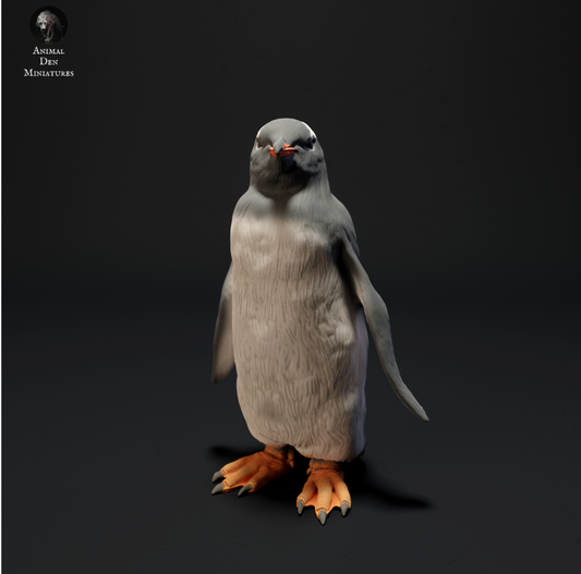 Manchot royal d'Animal Den Miniatures en impression 3D