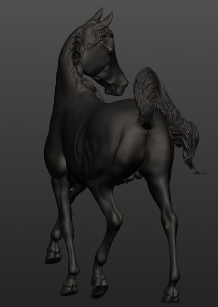 Araber-Hengst "Waskan" von Mirek_art_models als 3D Druck / Nur bei uns erhältlich!