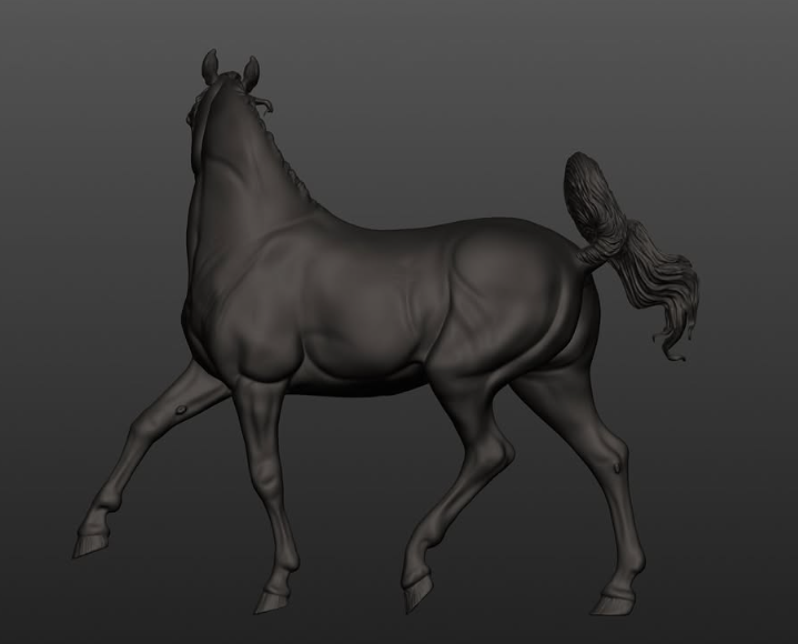 Araber-Hengst "Waskan" von Mirek_art_models als 3D Druck / Nur bei uns erhältlich!