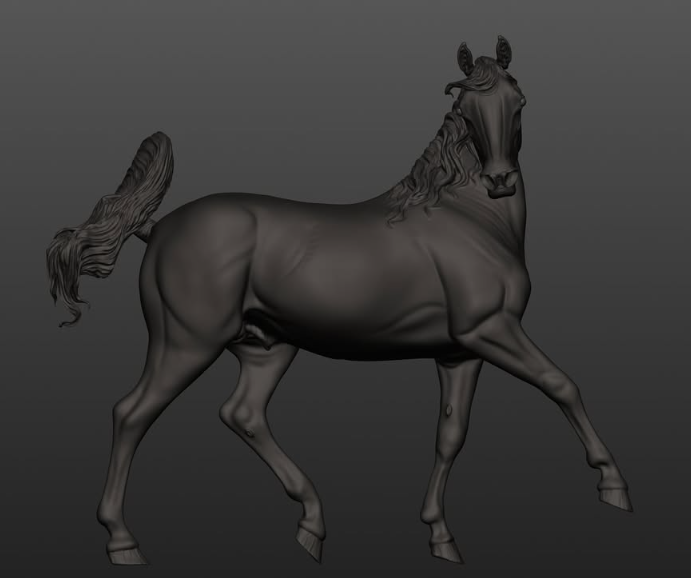 Araber-Hengst "Waskan" von Mirek_art_models als 3D Druck / Nur bei uns erhältlich!