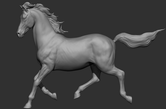 Étalon au trot "Mylo" de DaniArtist en impression 3D