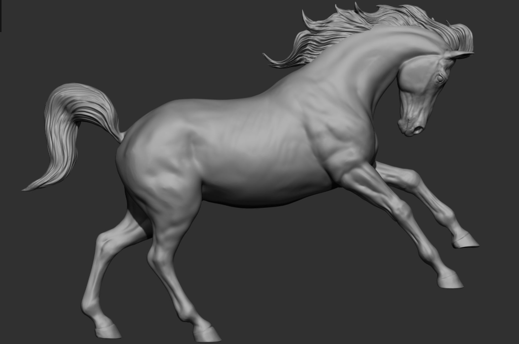 Bucking stallion “Casper” by DaniArtist as 3D print
