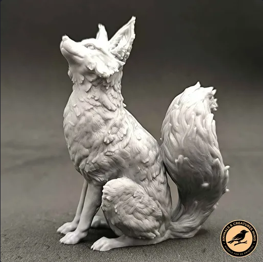 Renard assis par Animals and Creatures minis