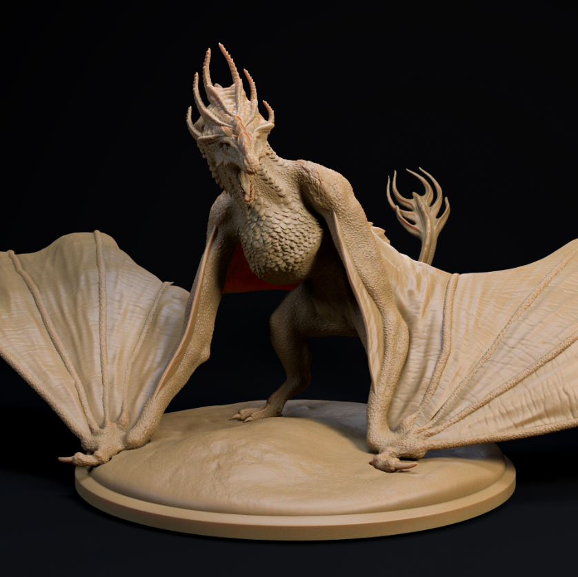 Imposanter Drache von Dino and Dog als 3D Druck