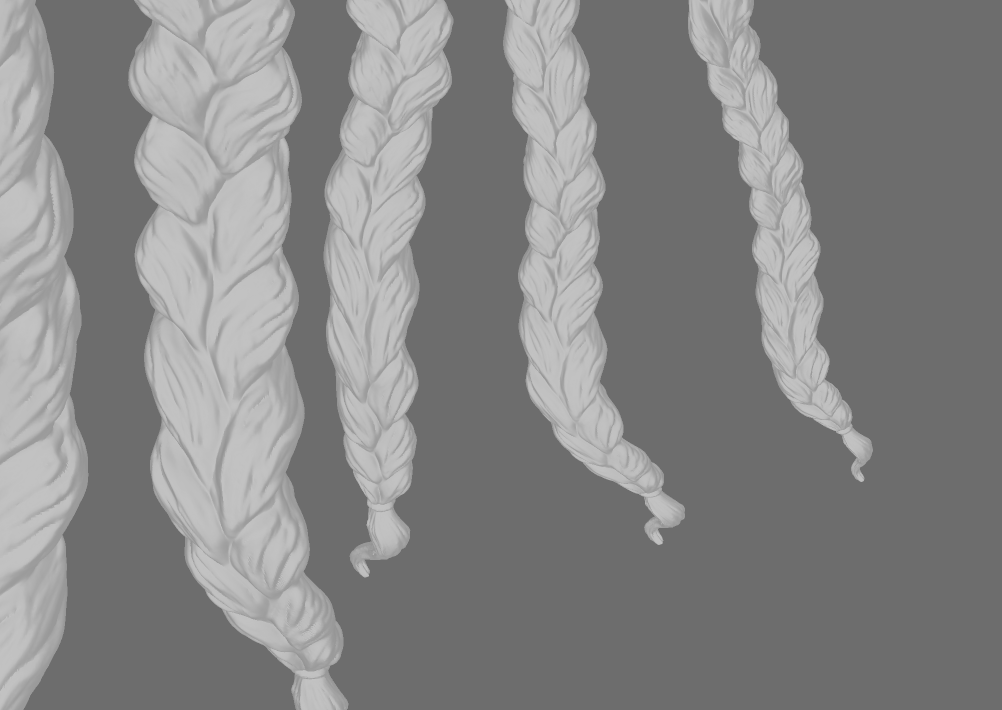 Braided breeds-Set for customizing modelhorses from Mirek_art_models / Exclusive for us