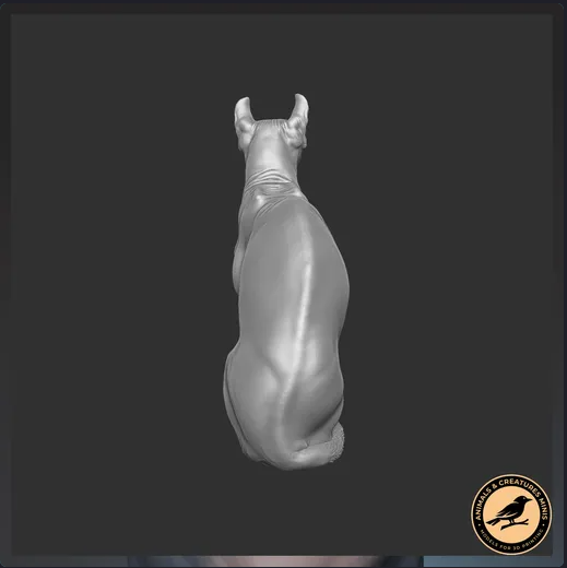 Chat Sphynx des mini-collections Animals and Creatures en impression 3D