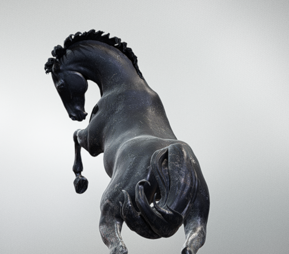 Rearing Stallion by BreathTime as 3D print