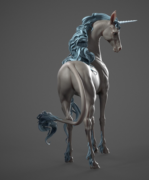 Magisch schönes Einhorn "Serene" von BreathTime als 3D Druck