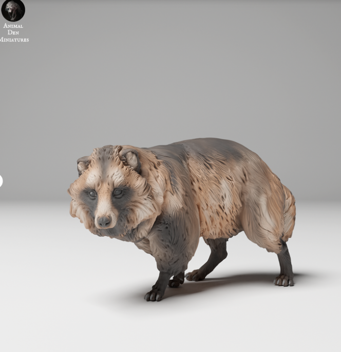 Tanuki d'Animal Crossing en impression 3D