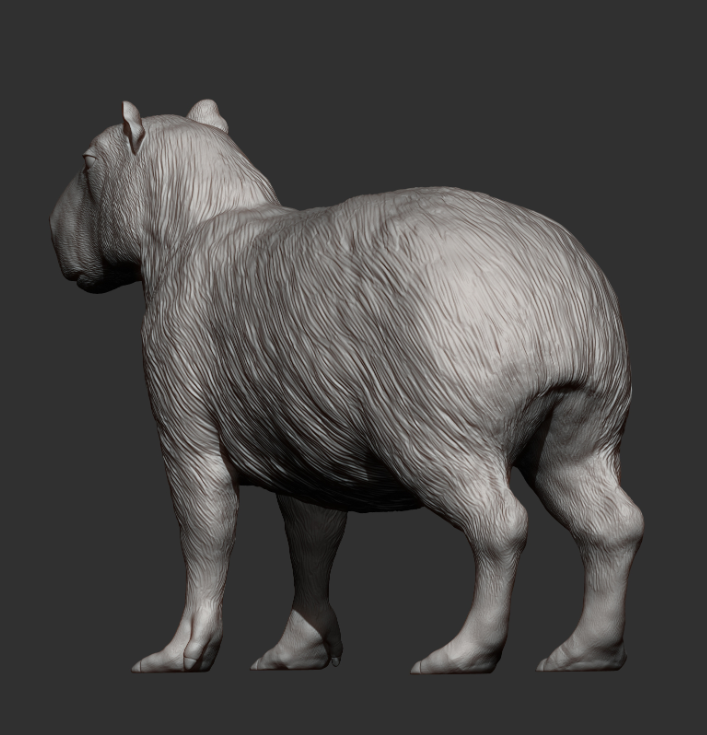 Capybara par Akuzmenko en impression 3D