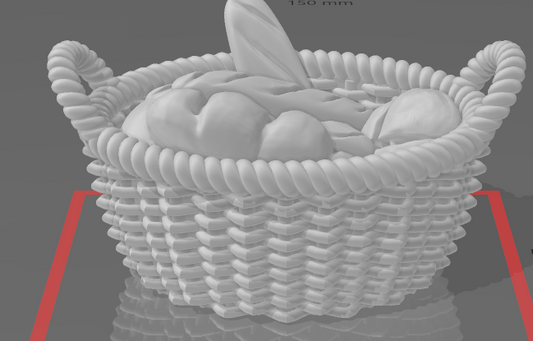Box of bread for dioramas as 3D print