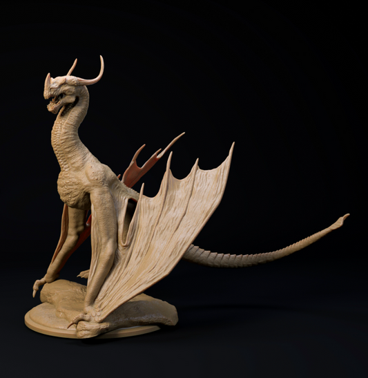 Trihorn-Wyvern von Dino and Dog als 3D Druck
