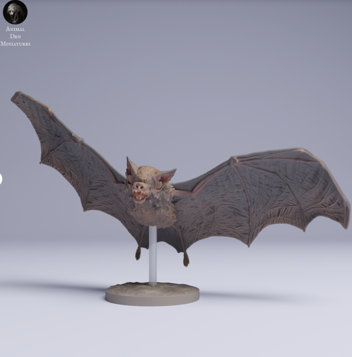 Chauve-souris battante d'Animal den miniatures en impression 3D