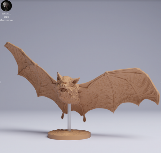 Flatternde Fledermaus von Animal den miniatures als 3D Druck