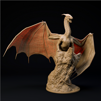Amaranth Drache von Dino and Dog als 3D Druck