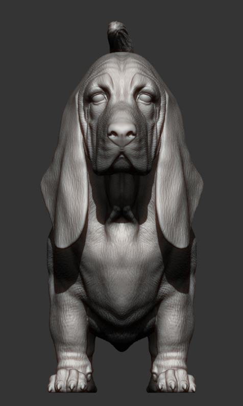 Basset von Azukmeno als 3D Druck (
