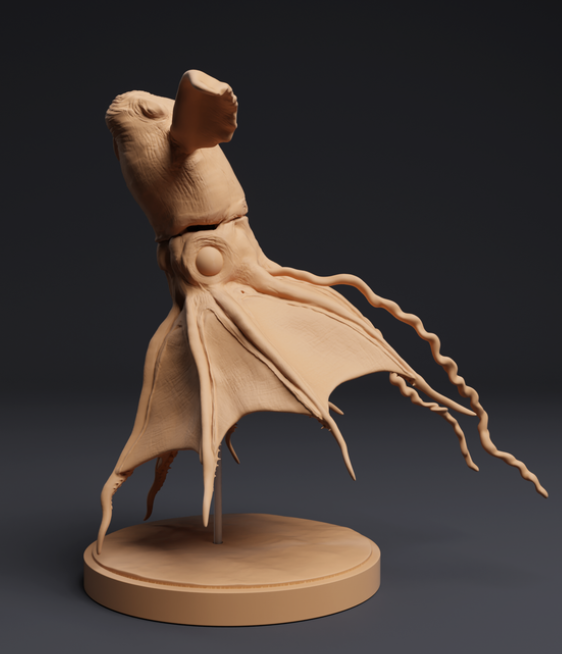 Pieuvre vampire d'Animals den miniatures en impression 3D