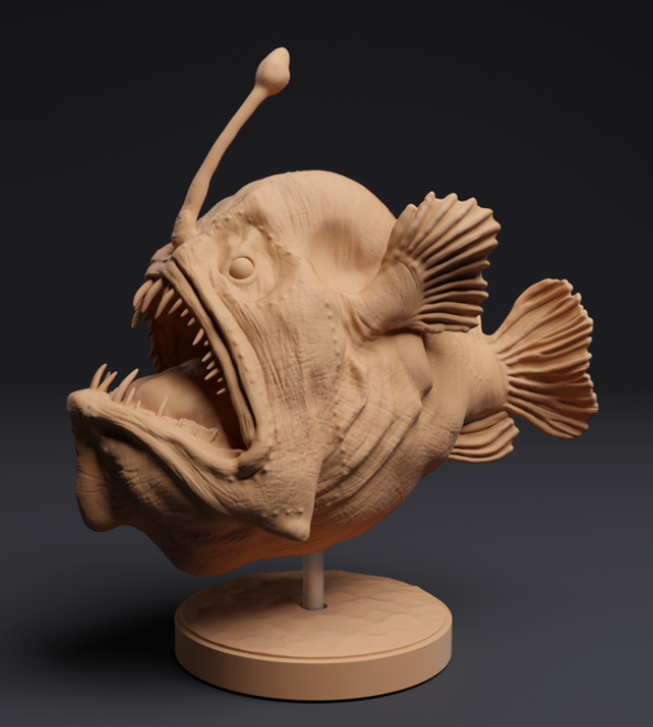 Lophius de Animals den miniatures en impression 3D