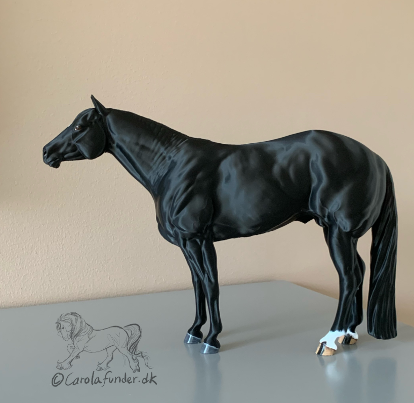 Quarter Horse stallion "Sketch Junior" by Carola Funder as 3D print