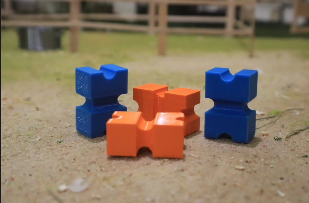 2 pairs of Cavalettis by mmscreations / painted and unpainted