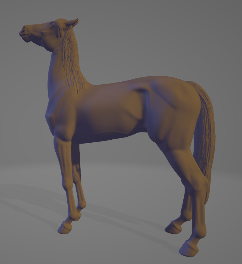 Jument Akhal-Teke "Athena" | Avec ou sans crinière / Disponible exclusivement chez nous
