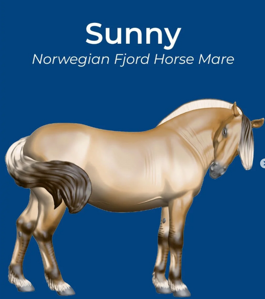 Fjord Pferd Stute "Sunny"  / Exklusivmodell von Izumis.equine.barn