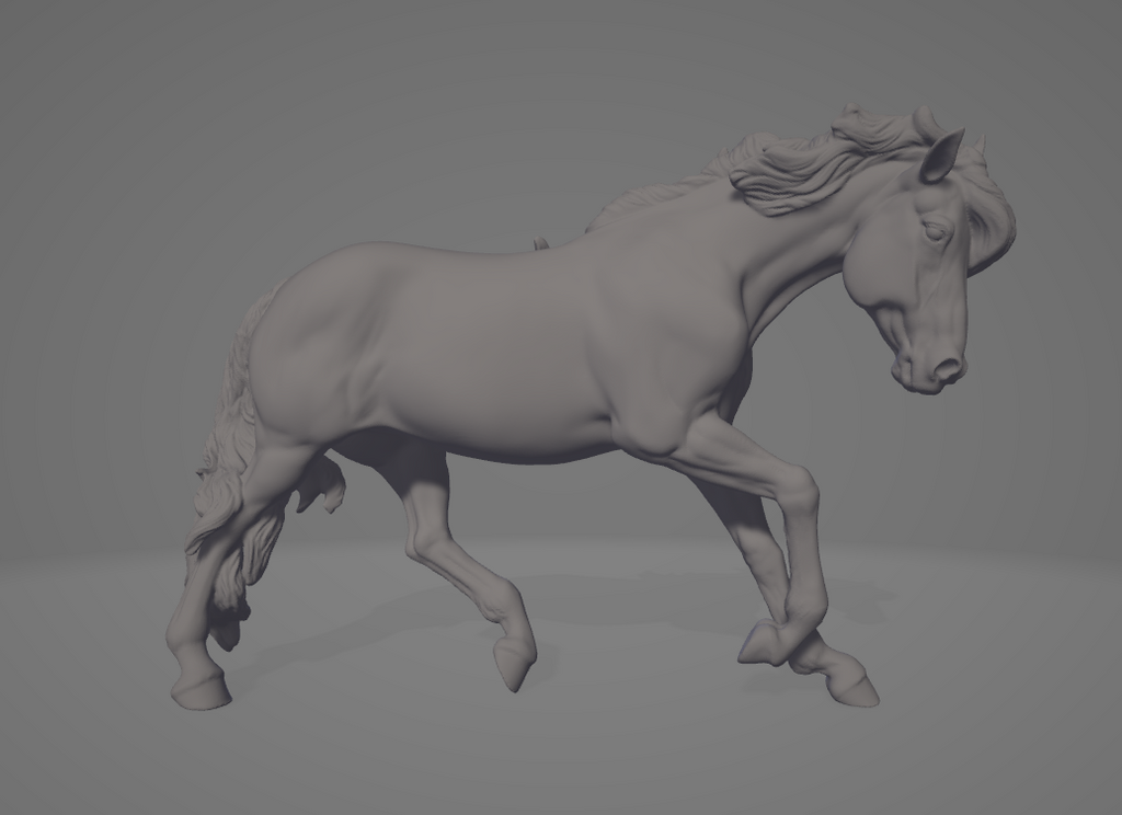 Mustang "Rowdie" de PrintedPonies en impression 3D