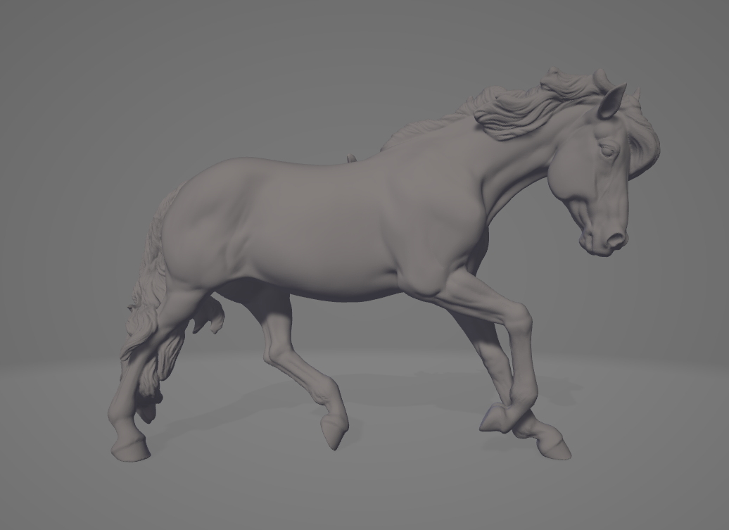 Mustang "Rowdie" by PrintedPonies as 3D print