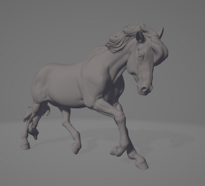 Mustang "Rowdie" by PrintedPonies as 3D print