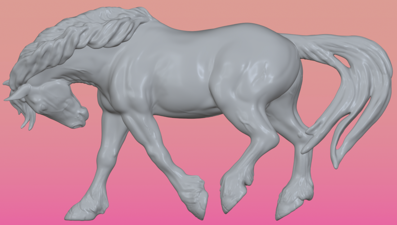 Noble Mustang from Neonmarecustoms as 3D print