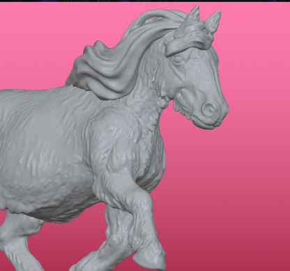 Süßes Shetland-Pony "Lisa" von Neonmarecustoms als 3D Druck