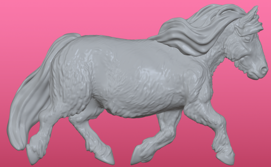 Süßes Shetland-Pony "Lisa" von Neonmarecustoms als 3D Druck
